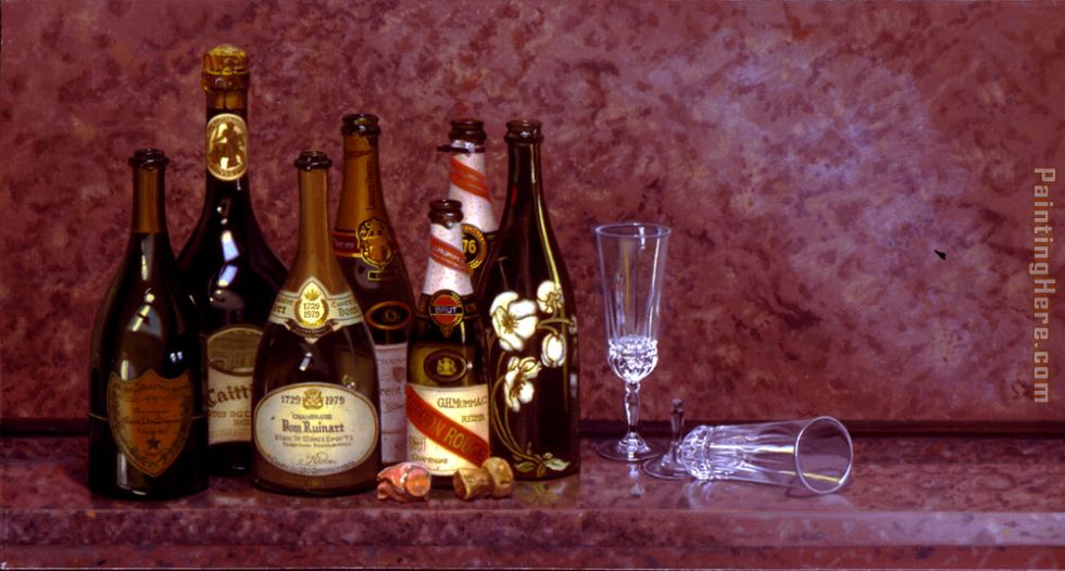 Champagnes painting - James Childs Champagnes art painting